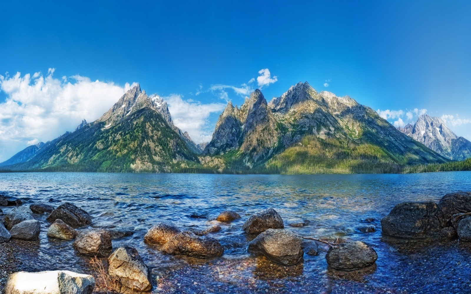 Landscape nature mountains rocks grand teton national Custom Gaming Mat Desk
