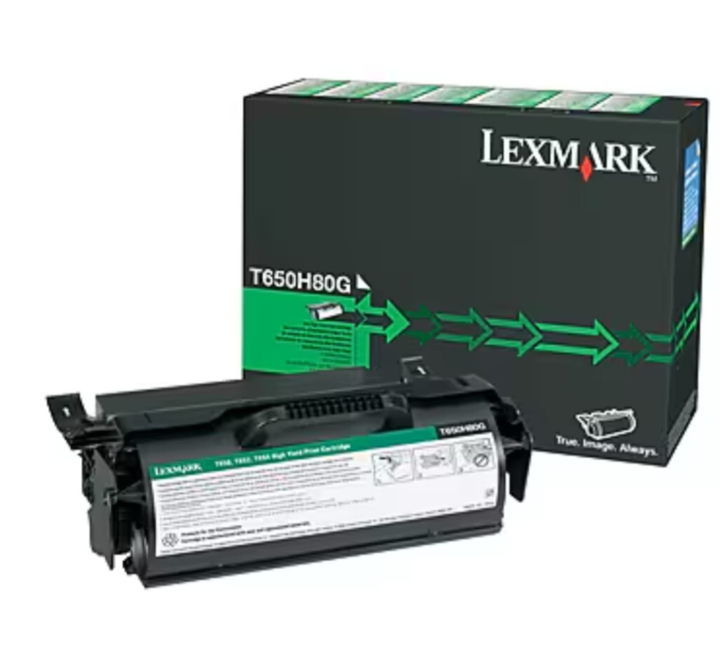Lexmark ~T650H80G~ Black High Yield Toner Ink Cartridge T650 T652 T654 T656