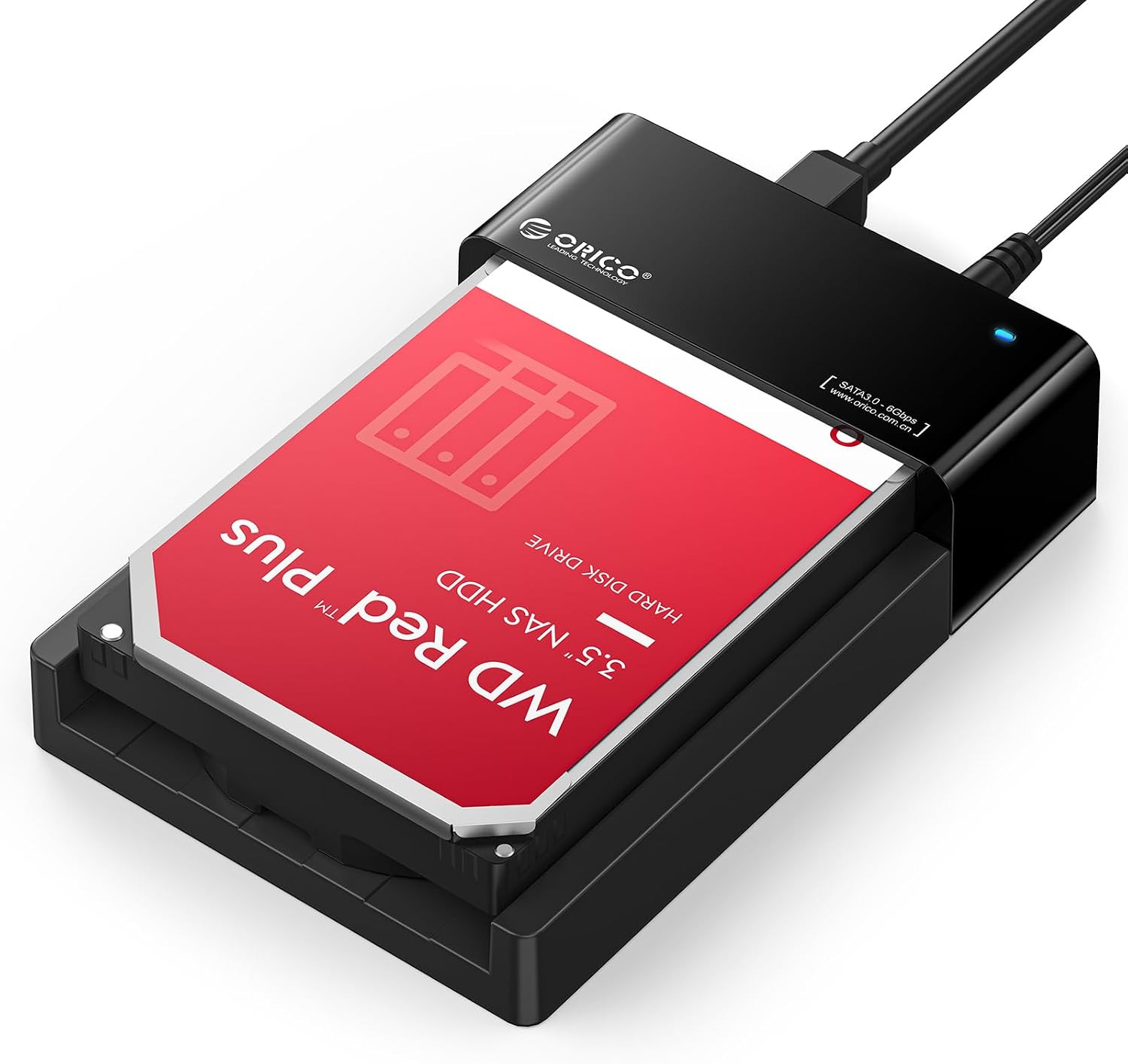 Hard Drive Lay-Flat Docking Station [Support UASP]