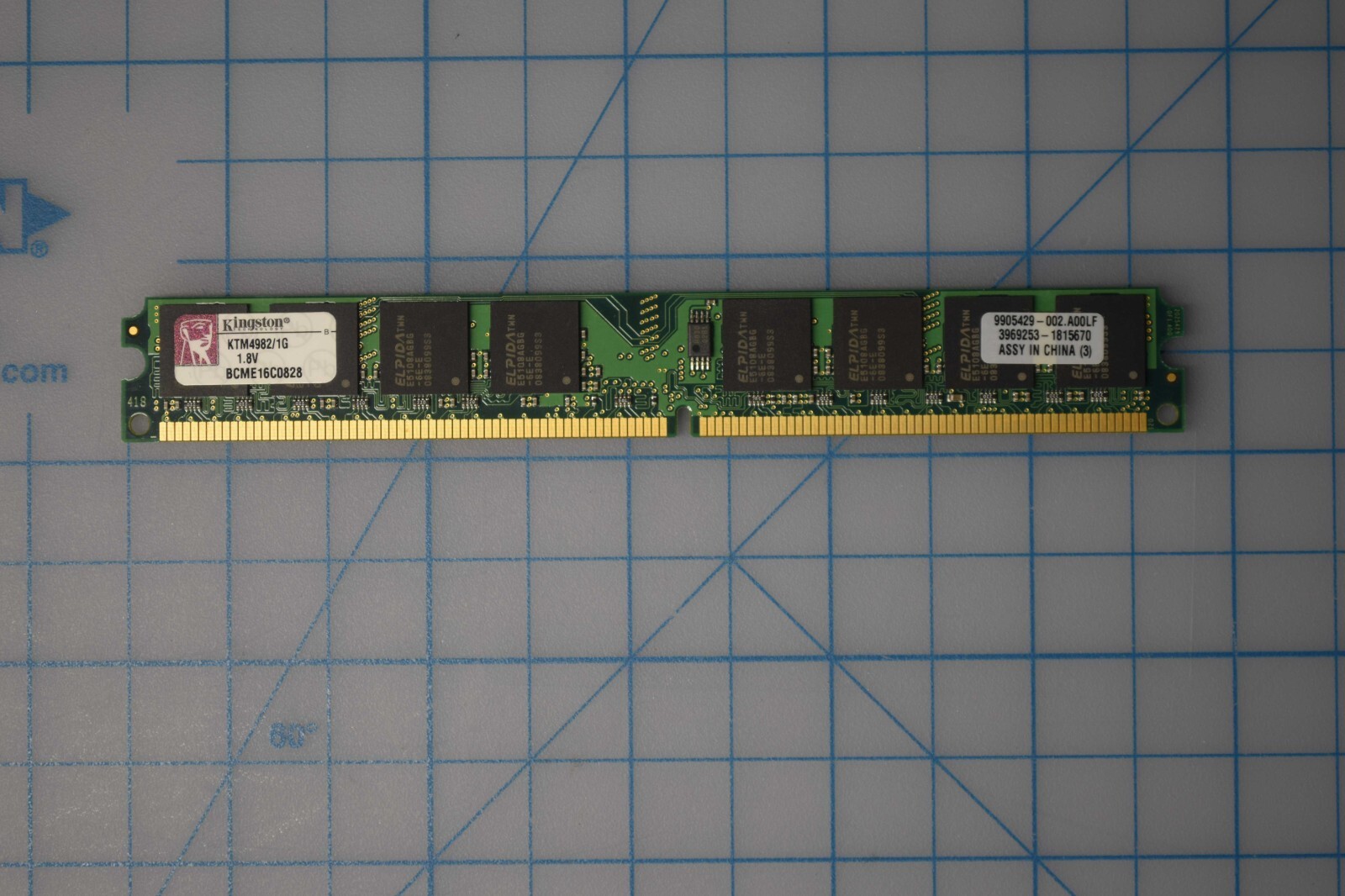 KINGSTON 1GB Ddr2 667Mhz Pc2-5300 240Pin Non-Ecc Grade B 9905429-002