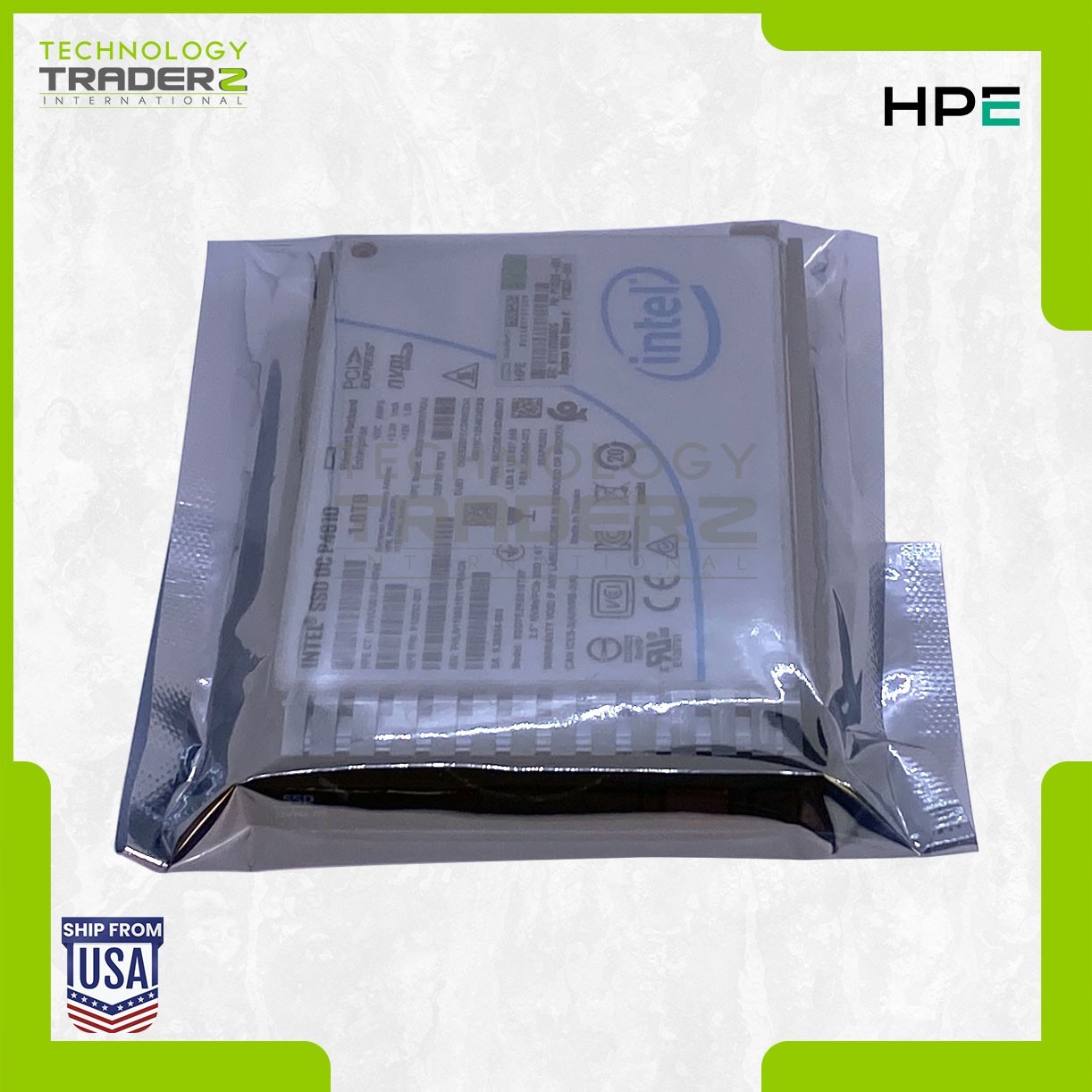 0-Hours P13699-B21 HPE 1.6TB PCI-E X4 NVMe 2.5" SSD P10592-001 **NEW BULK**