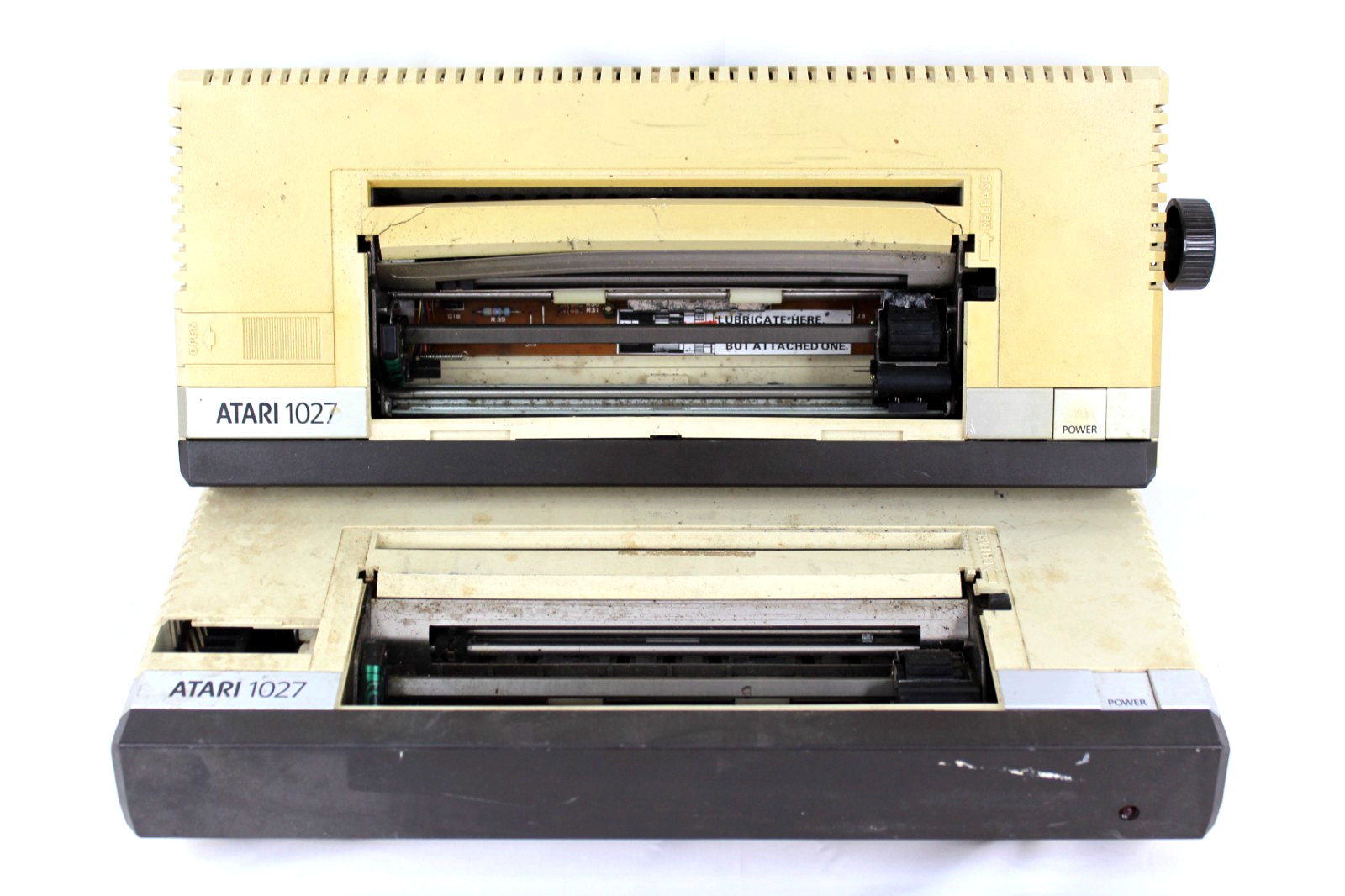 Atari 1027 Letter Quality Printer Lot of (2) ** Sold "AS-IS" for Parts or Repair