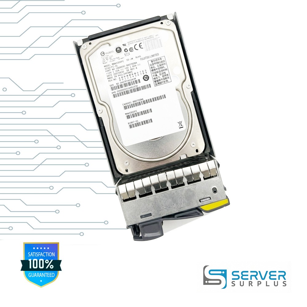 Fujitsu MAW3300FC FC 3.5 in Enterprise HDD | CA06691-B80700NA | 81957-01
