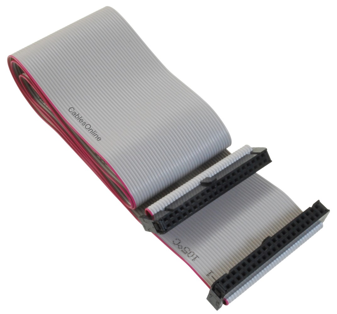 CablesOnline 24 inch 40-Pin IDE Single Drive Flat Ribbon Cable,  FI-124