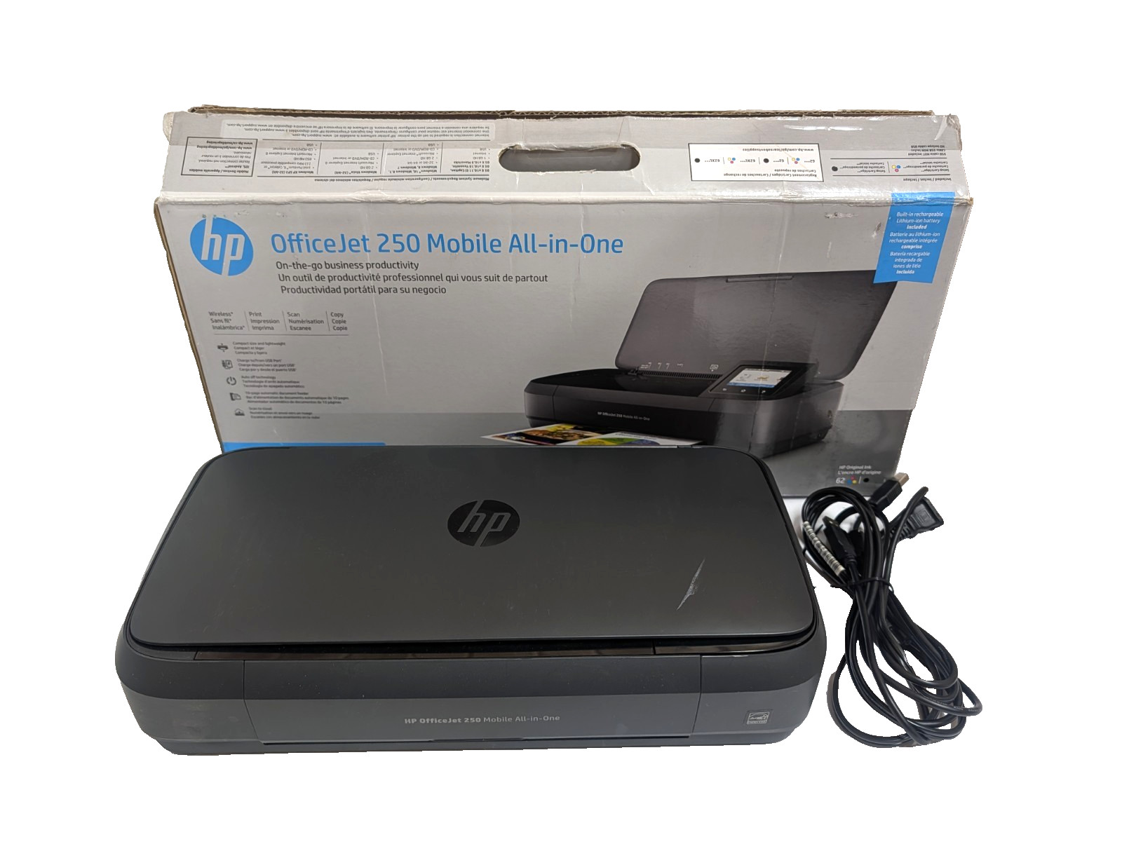 HP OfficeJet 250 Mobile All-in-On| Mobile Print, Scan, Copy