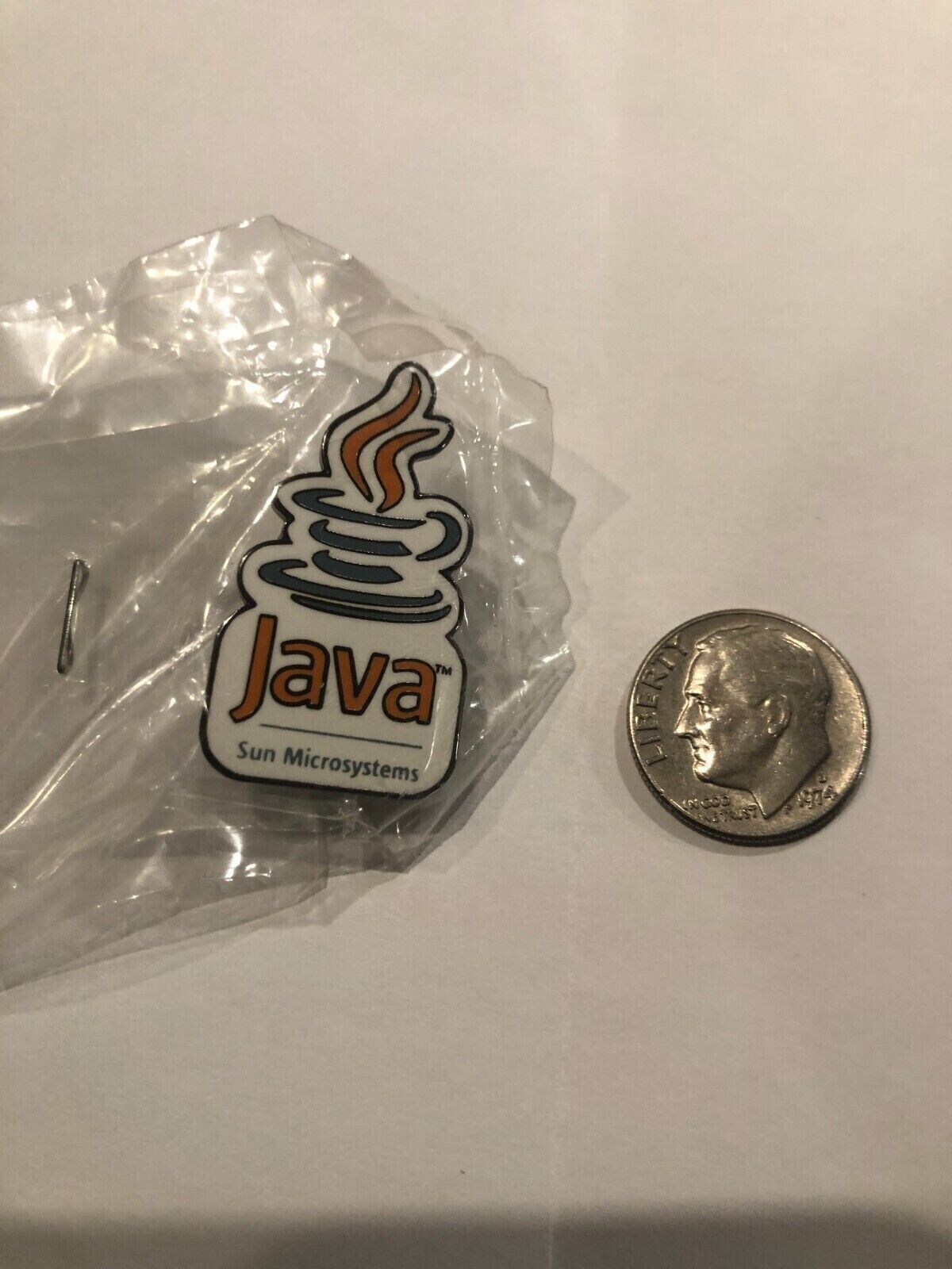 NEW vintage Sun Microsystems Java pin