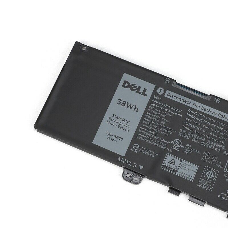 Genuine F62G0 39DY5 Battery for Inspiron 13 5370 7000 7370 7380 7386 7373 P83G