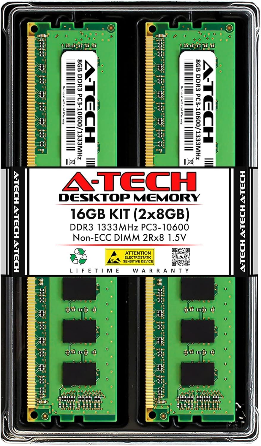 16Gb Ddr3 Ram Upgrade Kit 2X8gb For Dell Optiplex 9010 7010 3010 990 790