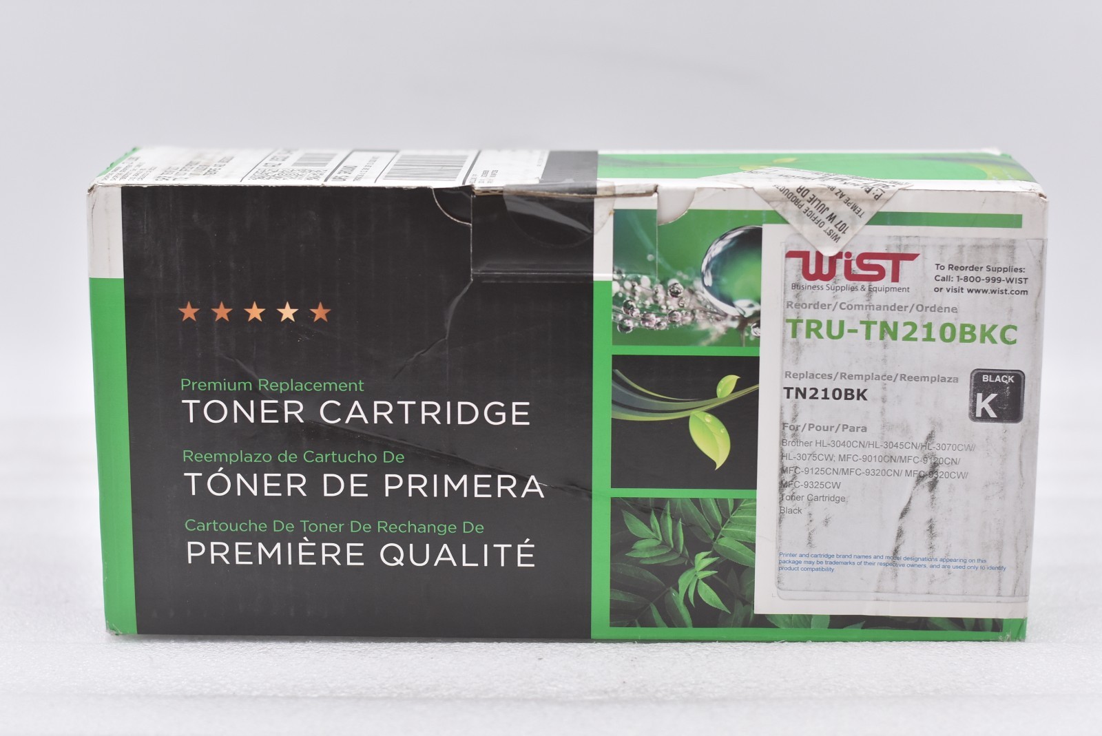 Wist Premium Replacement Black Toner Cartdridge TN210BK