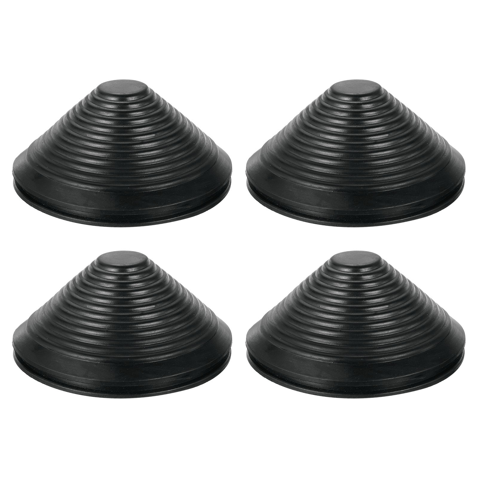 4 Pcs Tower Shaped Grommet 120mm 4.72 Inch, Rubber Plugs Hole for Wire Cable