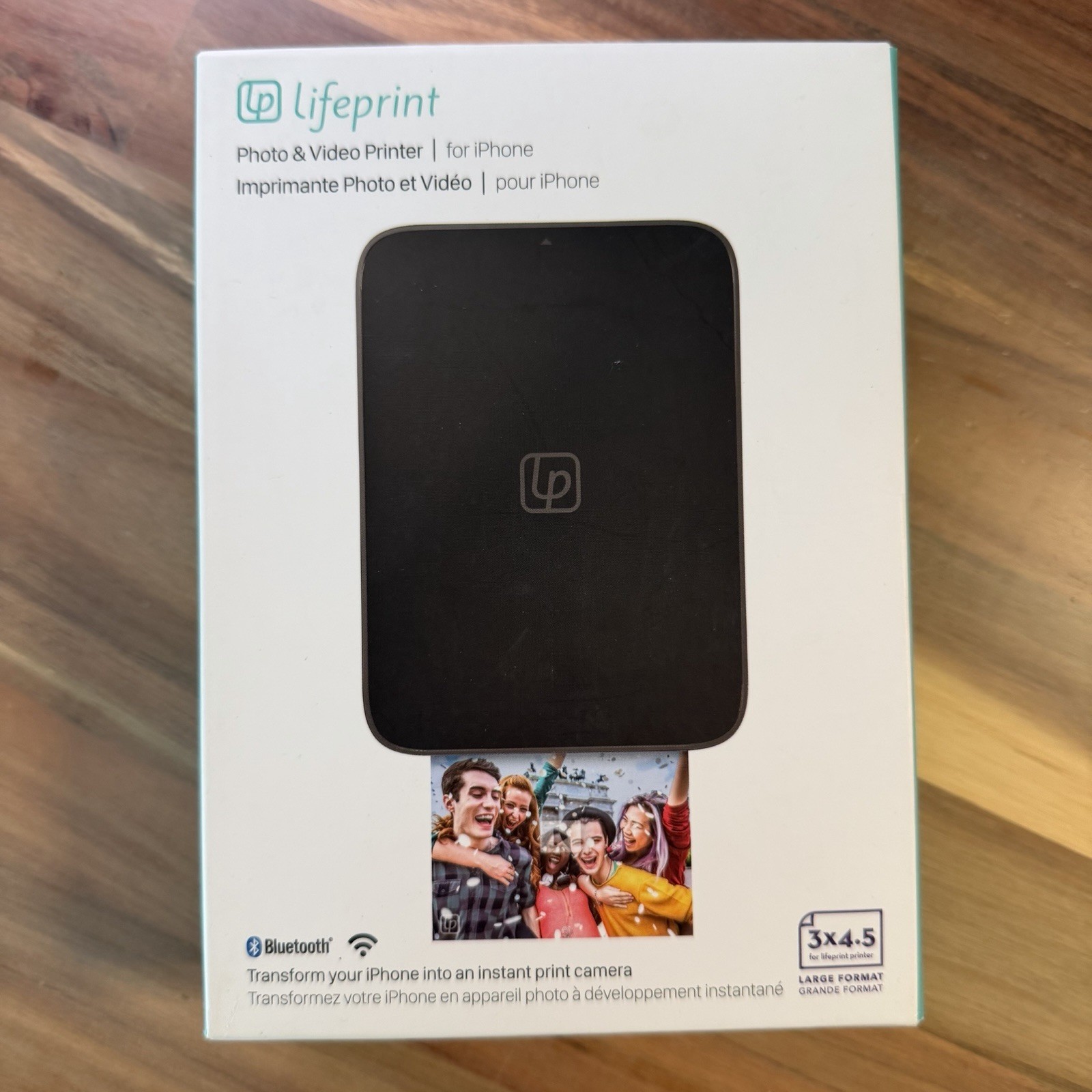 Lifeprint 3x4.5 Portable Printer for iPhone & Android With Photo Paper