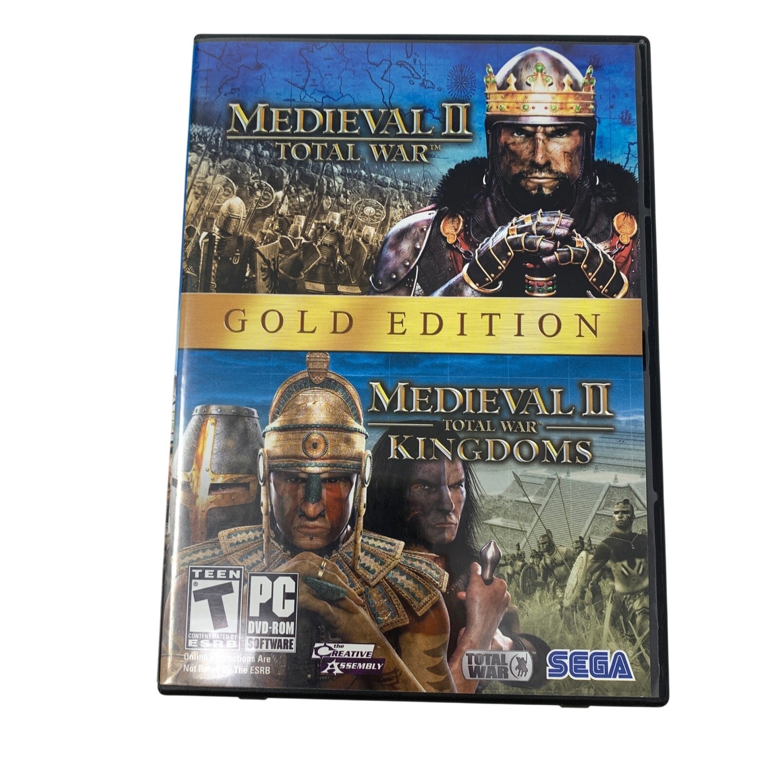 Medieval II Total War + Total War Kingdom Gold Edition PC Computer Game