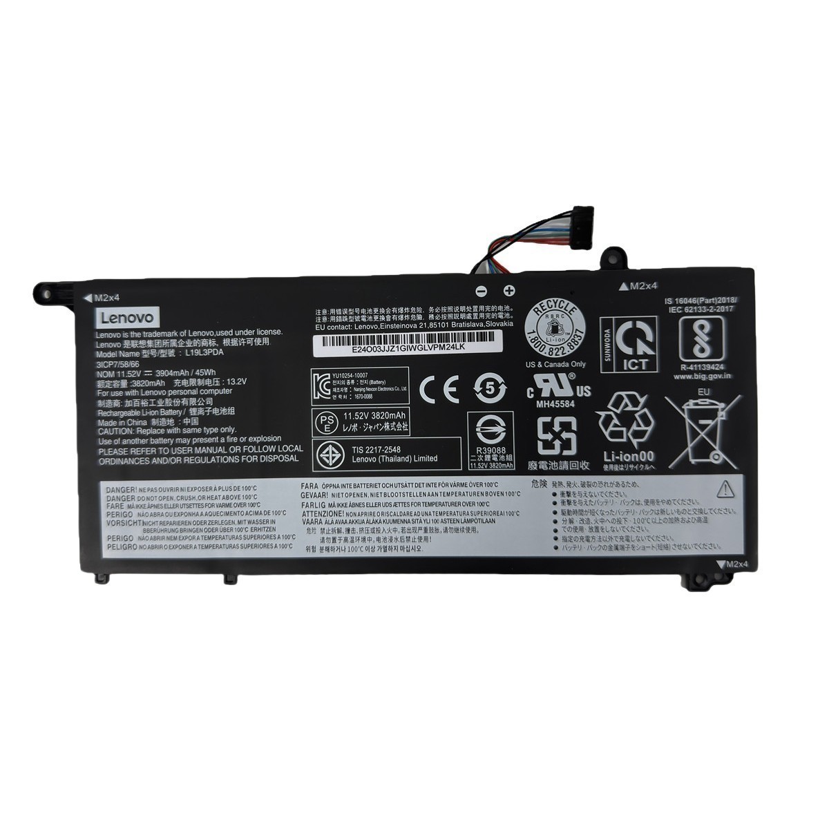 NEW OEM 45Wh L19C3PDA L19L3PDA L19D3PDA Battery For Lenovo ThinkBook 14/15 G3 G2