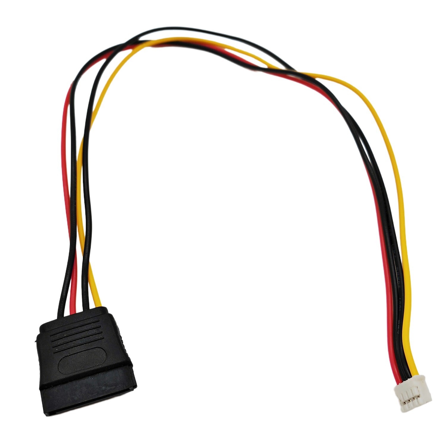 100pcs Mini 4 Pin PH 2.0mm Female to 15 Pin SATA Female HDD Power Supply Cable