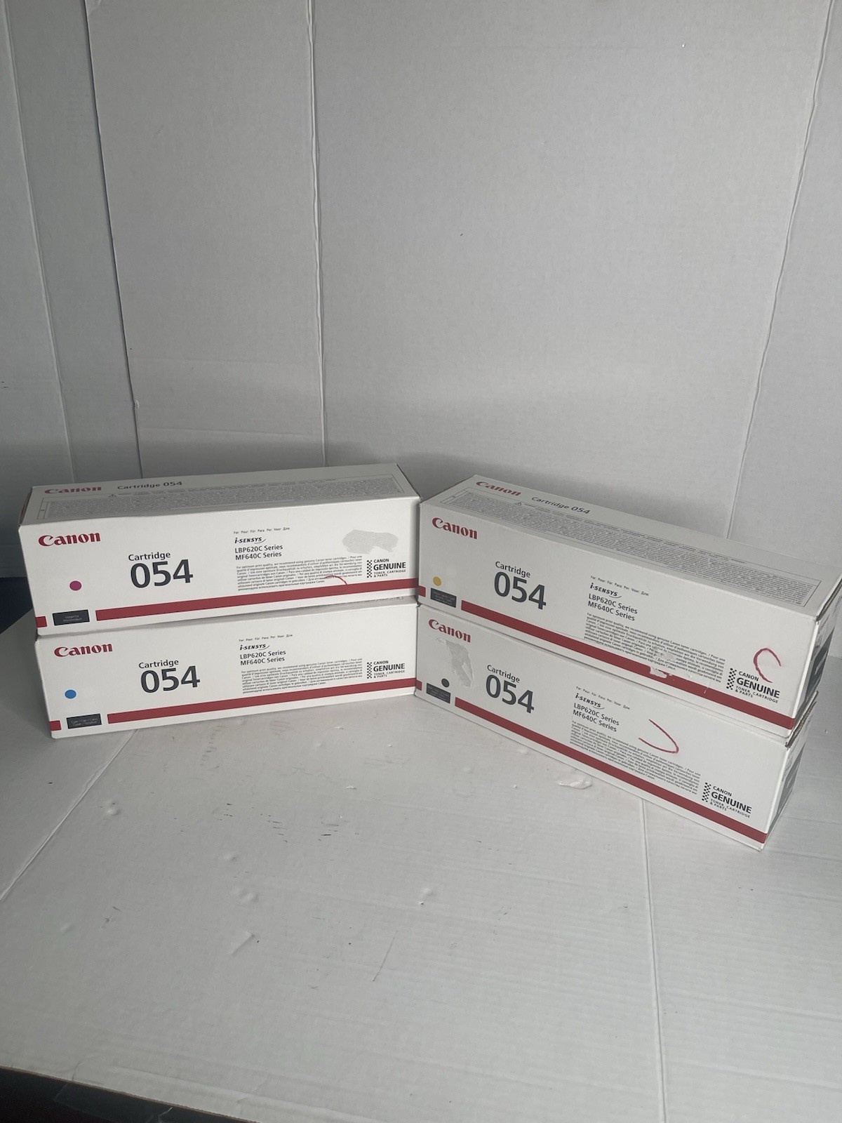 Canon 054H Complete 4 Color High Yield Toner Black,Cyan,Magenta,Yellow