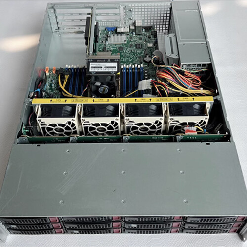 Supermicro H11SSW-NT EPYC Motherboard Custom Server /12X3.5" LFF/9364-8I/2X PSU