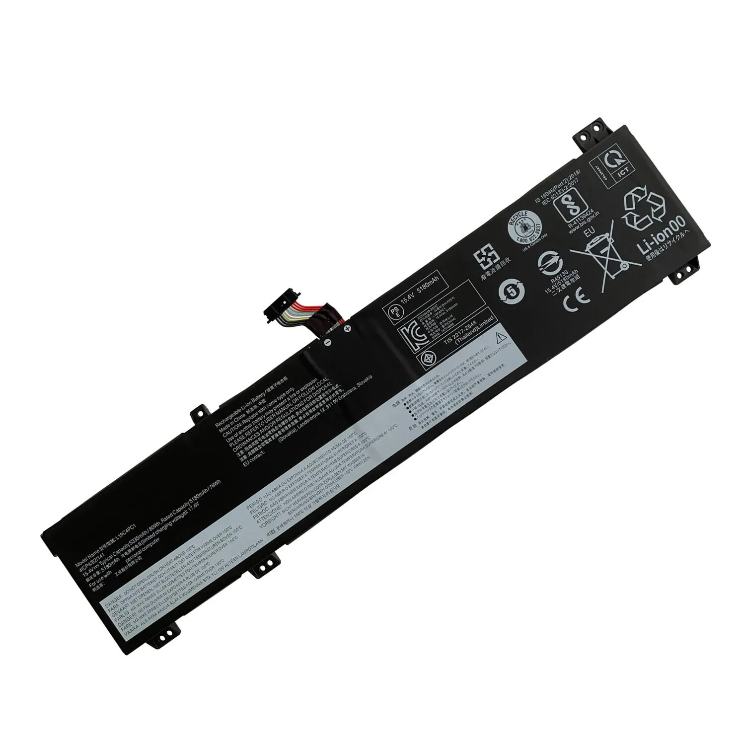 Genuine L19C4PC1 L19M4PC1 battery for Lenovo Legion 5P-15IMH05 5P-15ARH05H Short