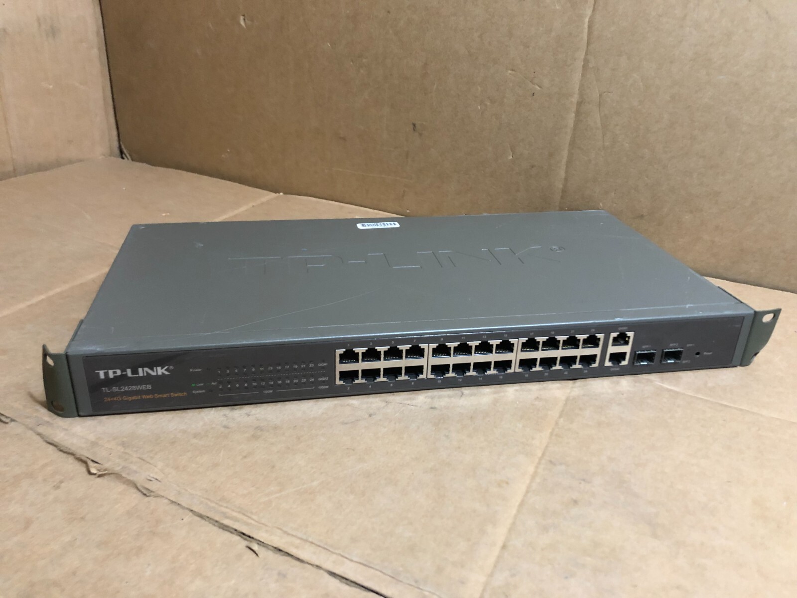 TP-Link TL-SL2428WEB - 24+4G GIGABIT WEB SMART SWITCH