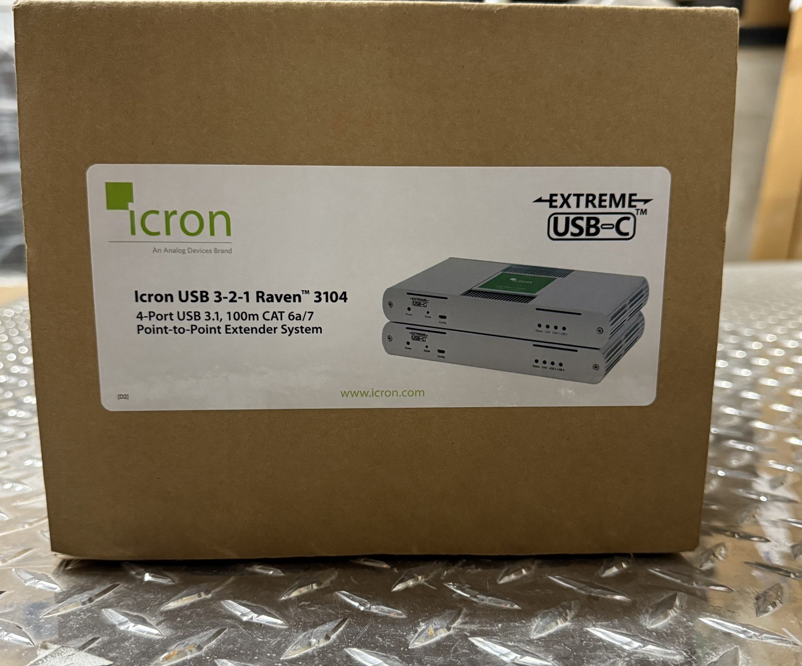 NEW Icron USB 3-2-1 Raven 3104 Multimode Point-to-Point Extender Kit