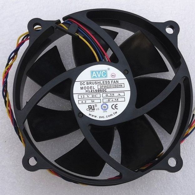 AVC DF0922512SEHN DC12V 0.35A 4-PIN PWM Fan Replace CoolerMaster FA09025H12LPB