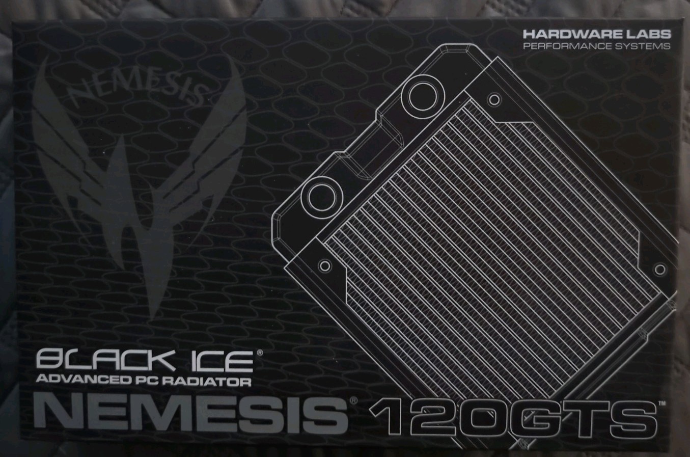 Black Ice Nemesis N120GTS  Red 120 MM Radiator PC Water Cooling