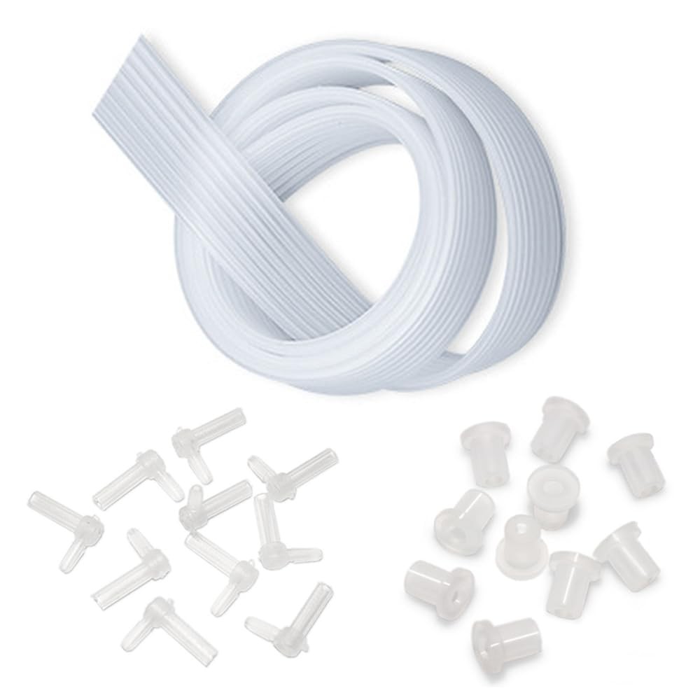 Ink Tube 8/6/4 Color Lines Tubing Pipe 3FT Inktube Pipeline with Rubber Stopper