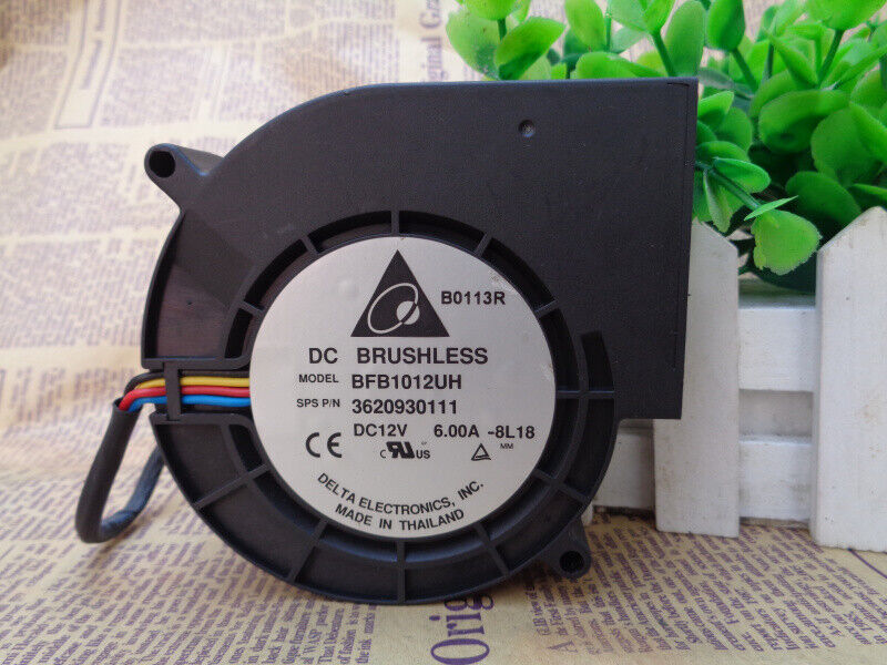 For Delta BFB1012UH 12V 6A 9733 double ball bearing Super strong wind dryer fan 