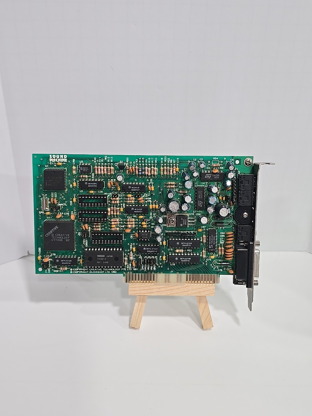 🔥 Creative Sound Machine (CT1350A) QuickShot Card Yamaha Vintage Gaming RARE