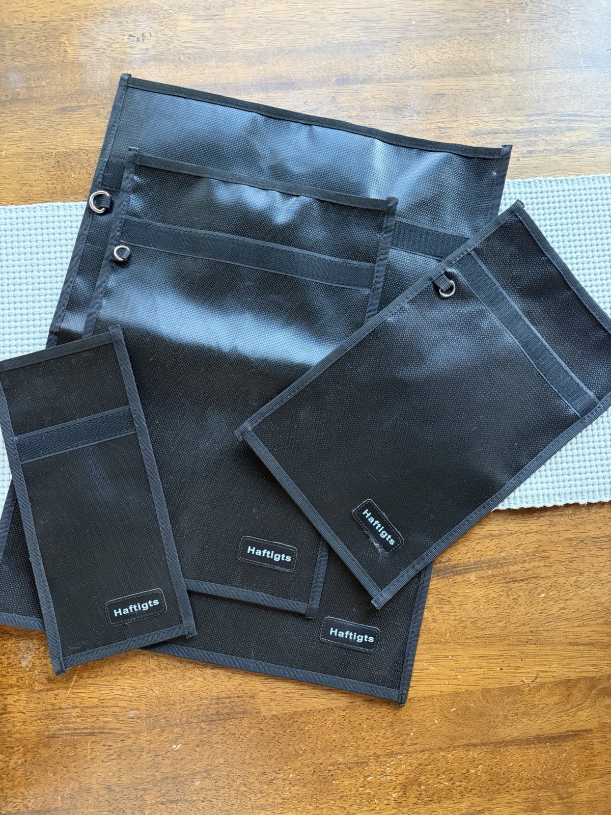 Faraday Bags 4-Pack Compatible with Laptops, Phones, Car Keys RFID Radio Blocker