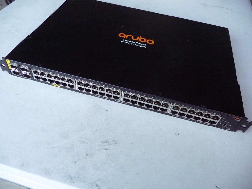 AU SELLER HPE JL675A Aruba 6100 48 port Gigabit PoE+ Switch -TESTED, IN EX COND