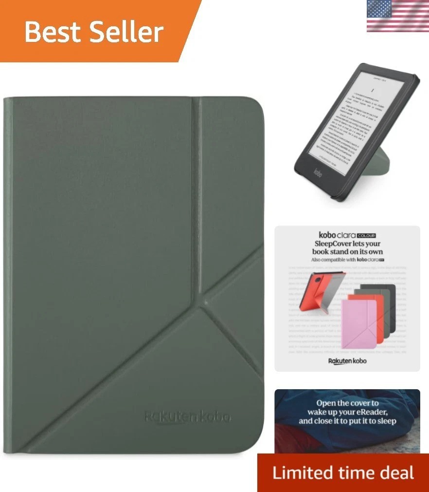 Clara Colour/BW SleepCover Case | Misty Green | Sleep/Wake Technology | Built...