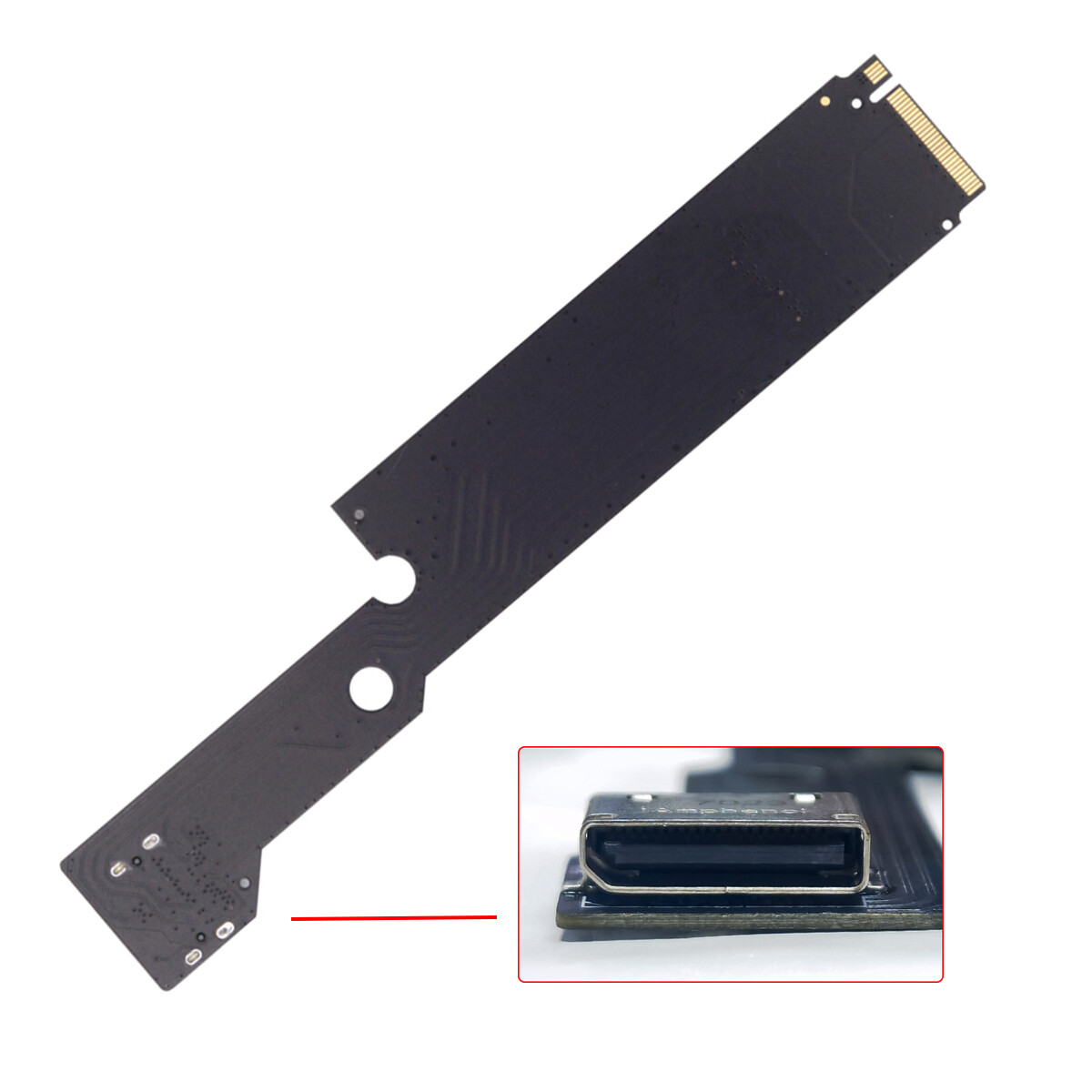 CY PCI-E 4.0 M.2 M-key to Oculink SFF-8612 SFF-8611 Host Adapter for SSD