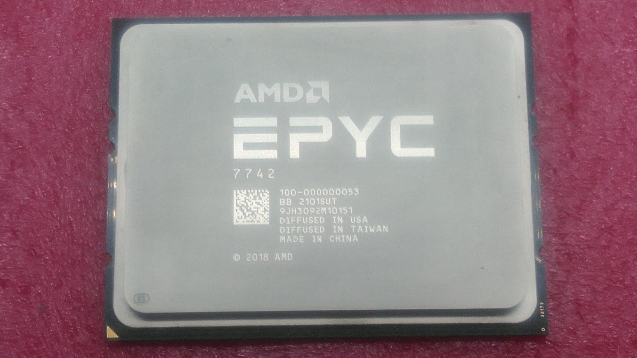 AMD EPYC 7742 - 100-000000053 - 2.25GHz Socket SP3 64-Core CPU Processor