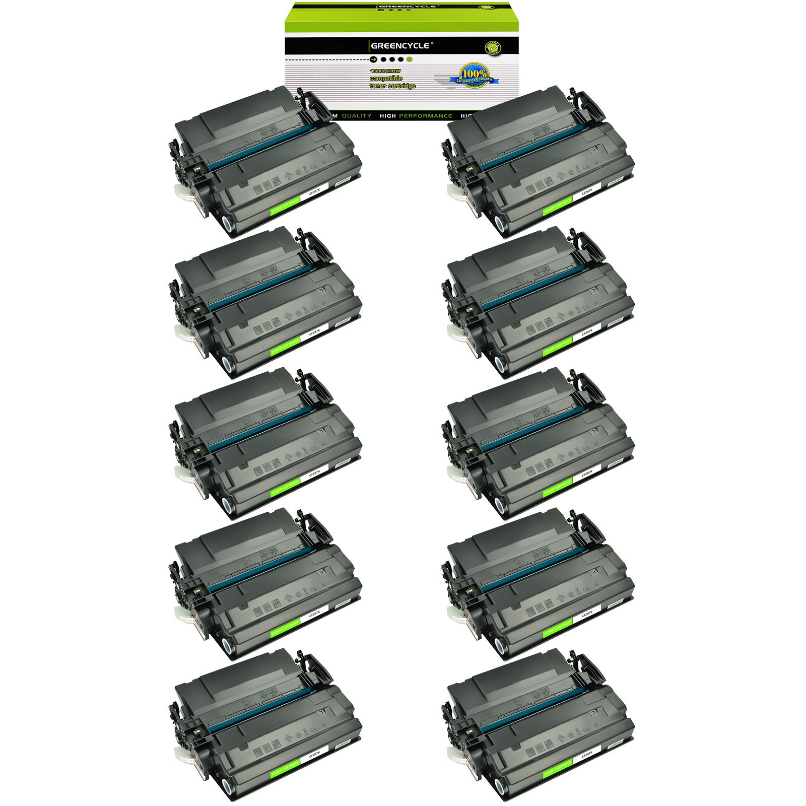10 Pk CRG 041H High Yield Black Toner For Canon 041 imageCLASS LBP312X LBP312dn