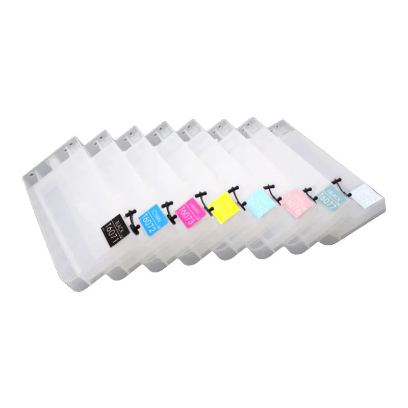 Stylus Pro 7880 9880 Compatible Empty Cartridges T6041-T6049, 350ML/Unit