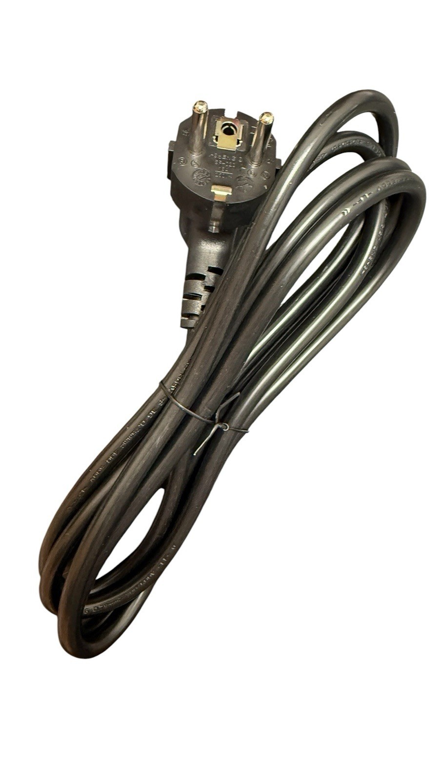 SP-023 I New I-SHENG 16A 250V Euro Outlet Power Cord Black 6’
