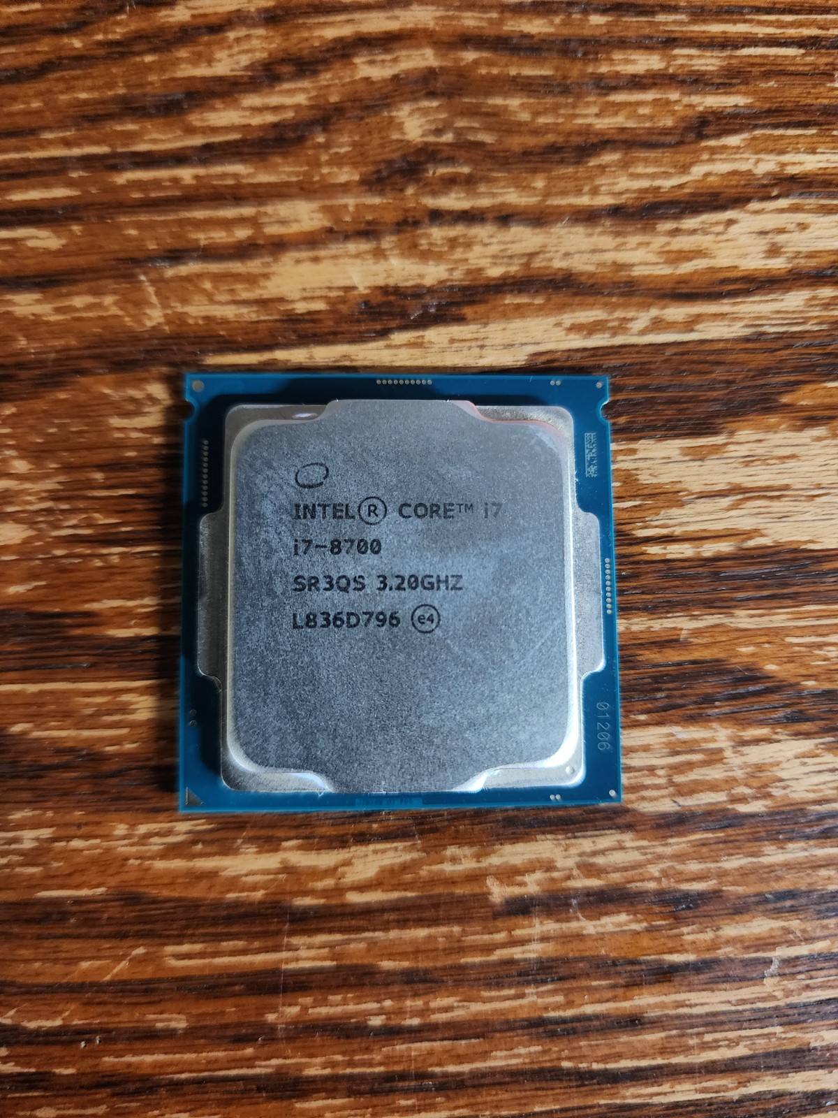 Intel Core i7-8700 3.20 GHz Desktop CPU Processor SR3QS