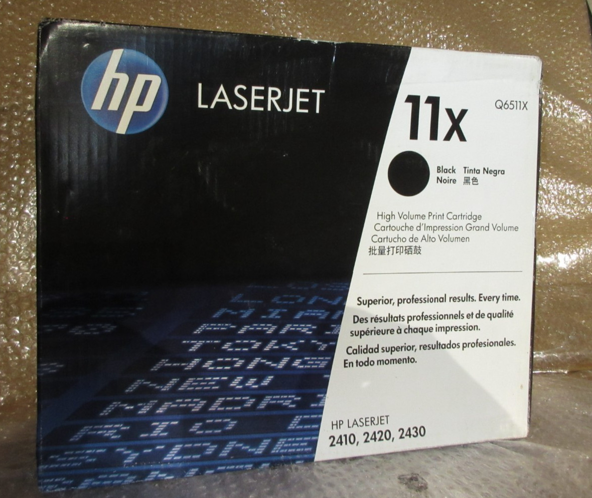 HP Q6511X 11X High Yield Black Original LaserJet Toner Cartridge LaserJet 2430