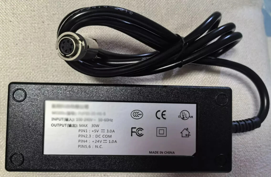 6-PIN Power Supply for PI Acton SpectraPro 2300i Spectrograph Adapter