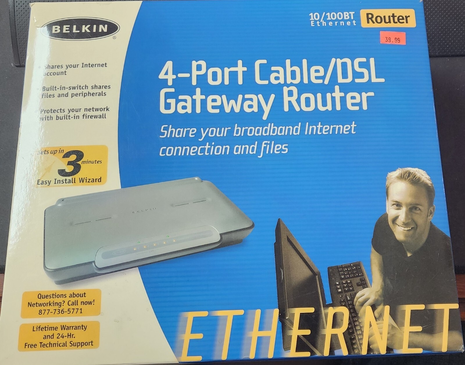 Belkin F5D5231-4 4-Port 10/100 Cable/DSL Router