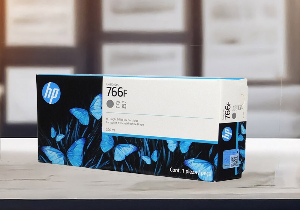 HP 766F/1XB35A Gray Ink Cartridge