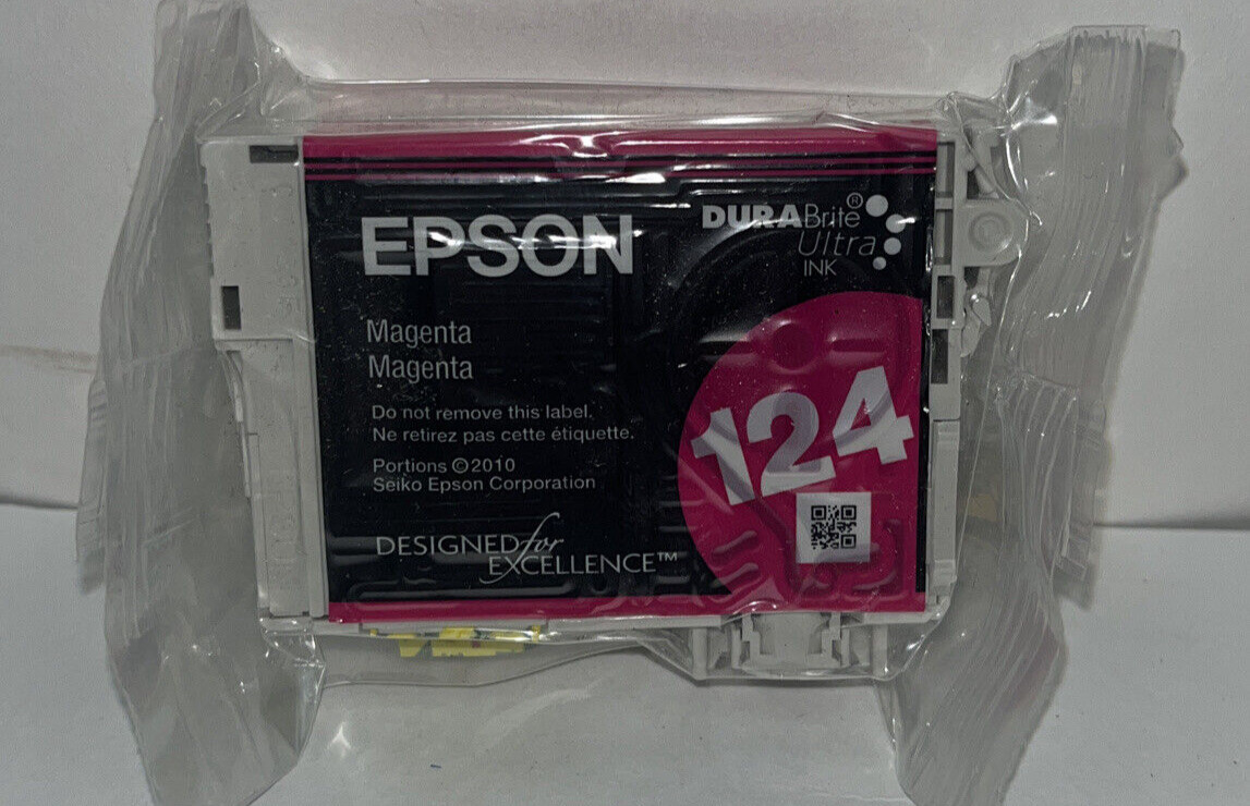 Epson T124 Magenta Standard Yield Ink Cartridge T124320