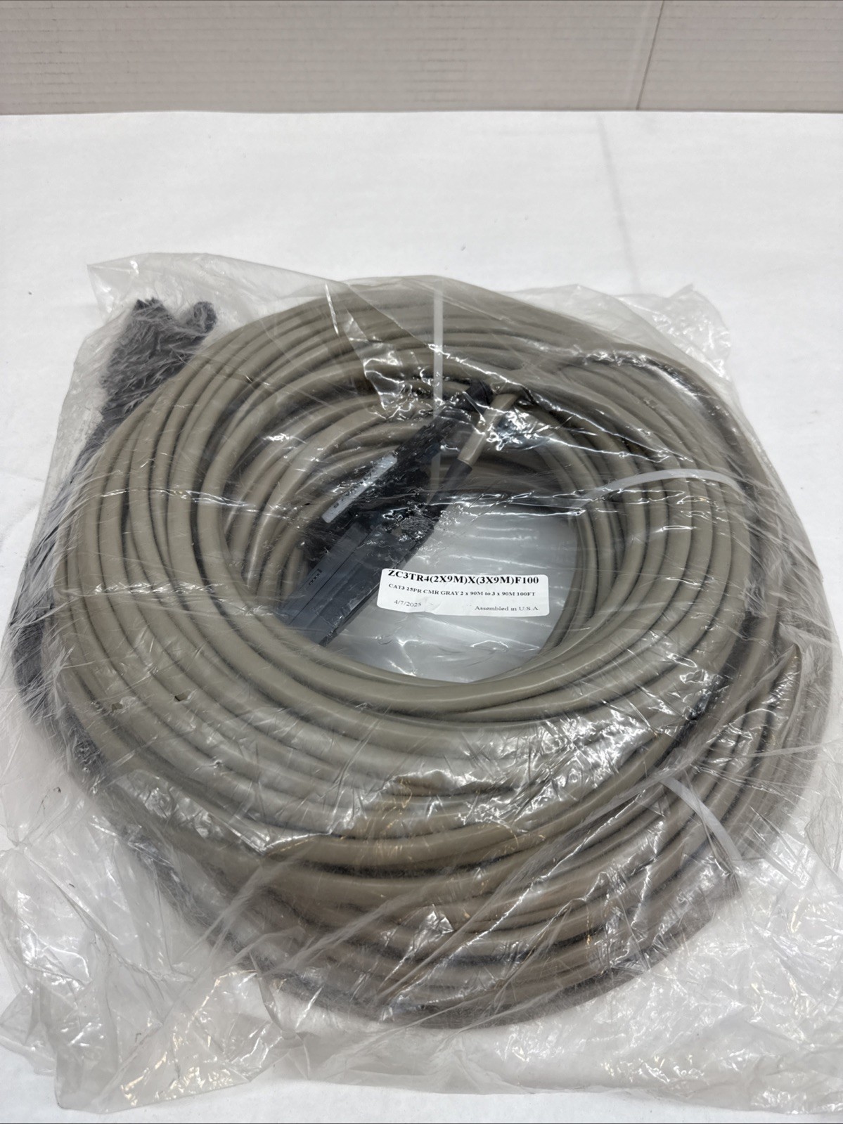 ZC3TR4(2X9M)X(3x9M)F100 Cat 3 25PR CMR Gray 2 X 90M 100ft