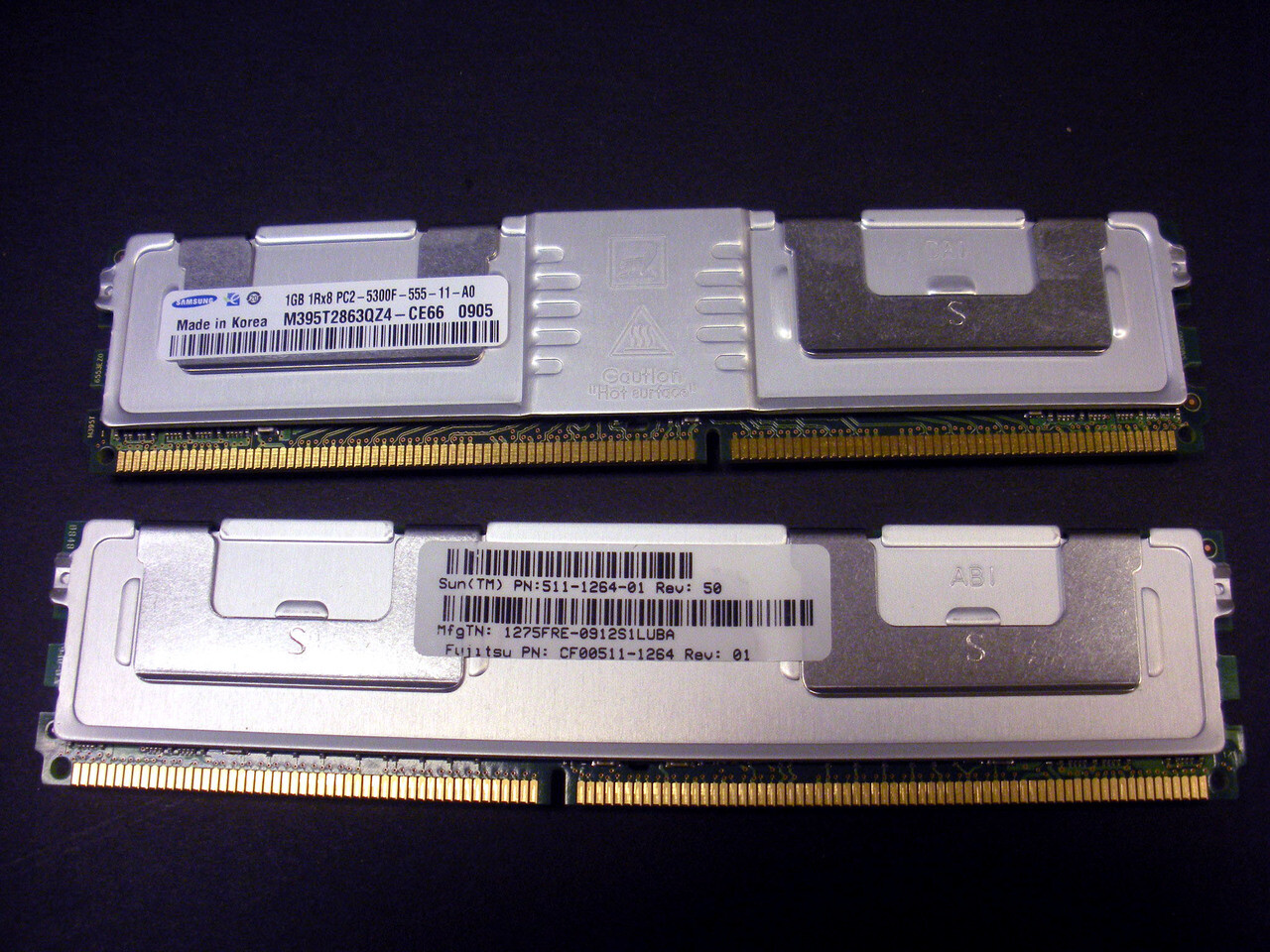 Sun SESX2A2Z  2GB (2x 1GB) Memory Kit (511-1264)