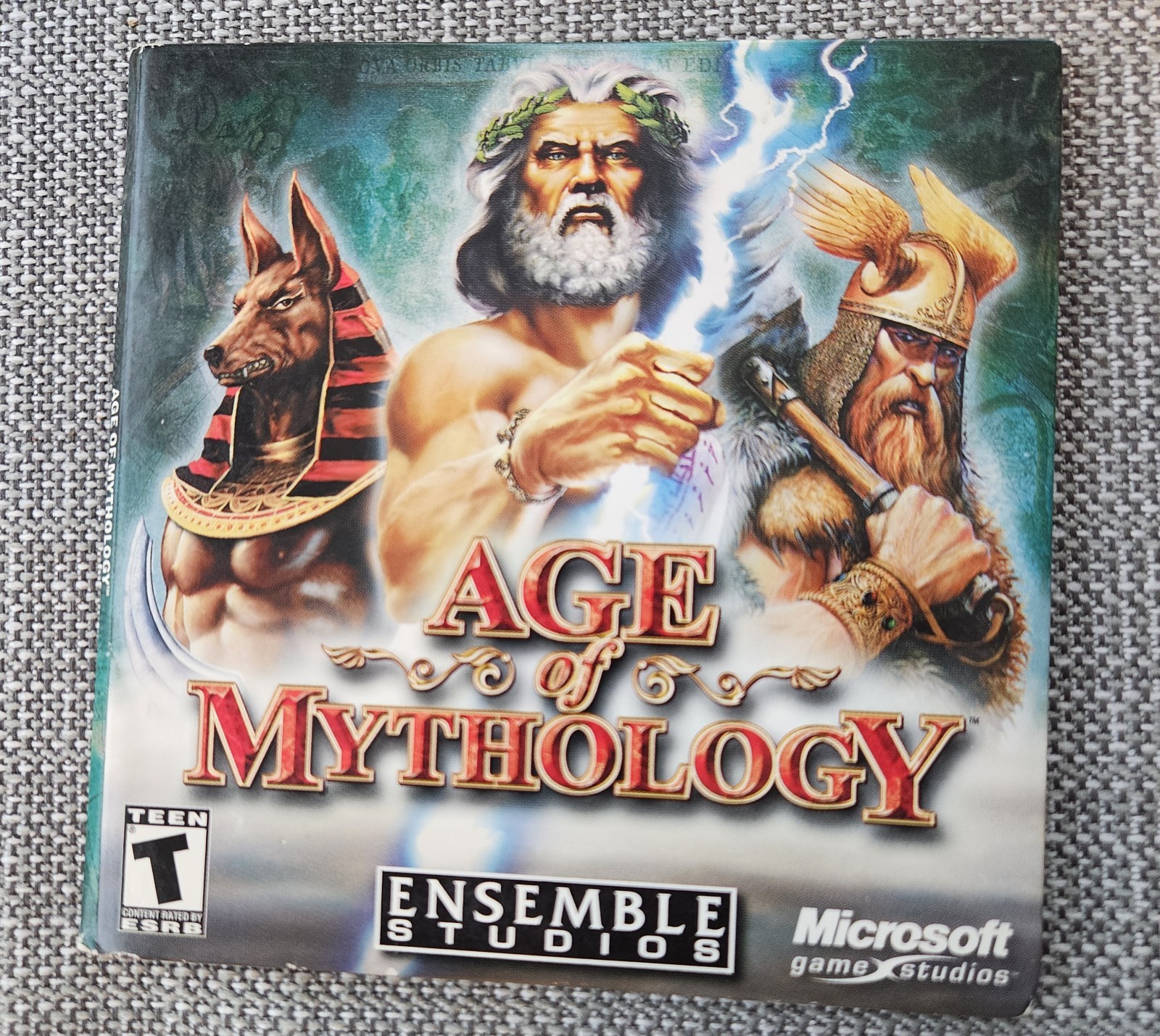 Age Of Mythology (PC, 2002) Disc Very Good Used.  Free US Shipping Cd Rom