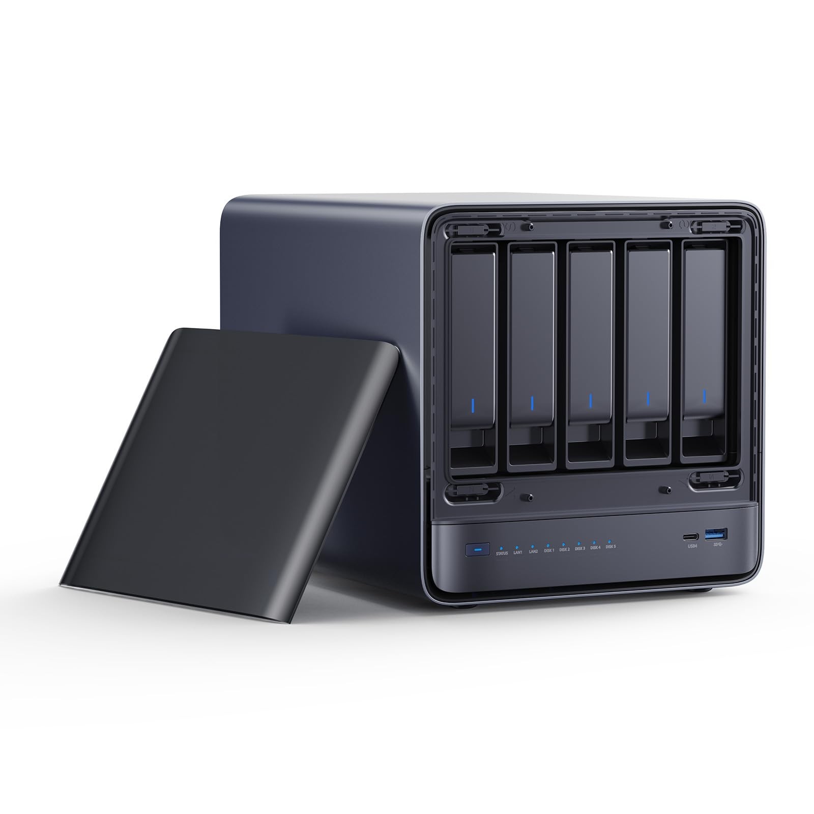 AI NAS N5 Pro AMD Ryzen AI 9 HX Pro 370(12C/24T) PC, 2x SODIMM DDR5-5600MHz
