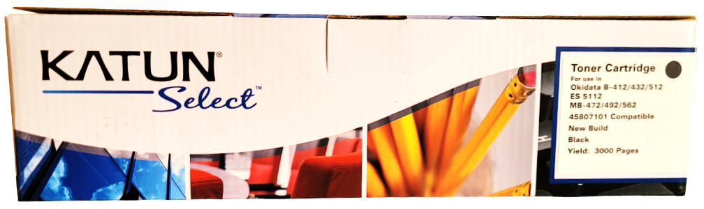 Toner Cartridge Replacement for Okidata 45807101 Black