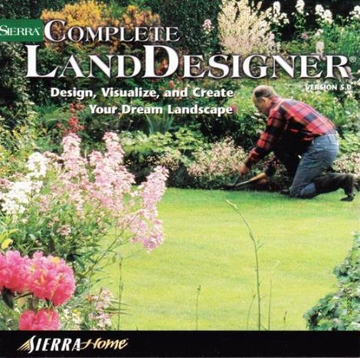 Sierra Complete LandDesigner 5.0 PC CD design visualize create perfect home yard