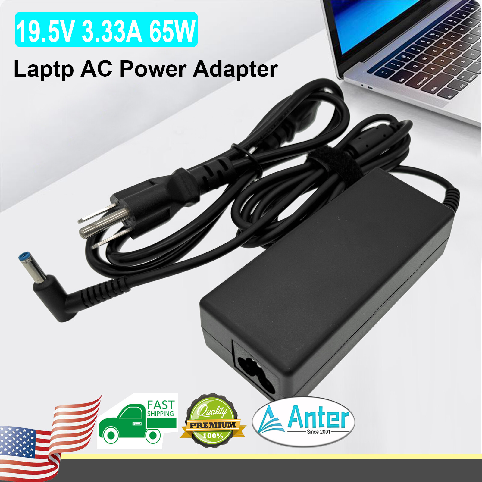 AC Adapter Battery Charger For HP Pavilion 17-e078nr 17-e079nr 17-e112dx Laptop