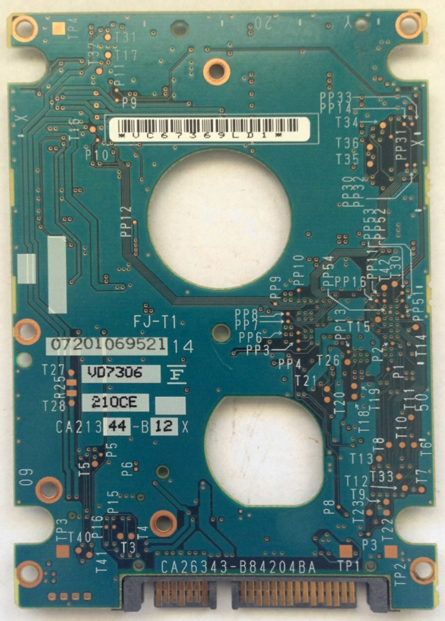 PCB MHW2120BH CA26343-B84204BA P/N: CA06820-B327000T FUJITSU